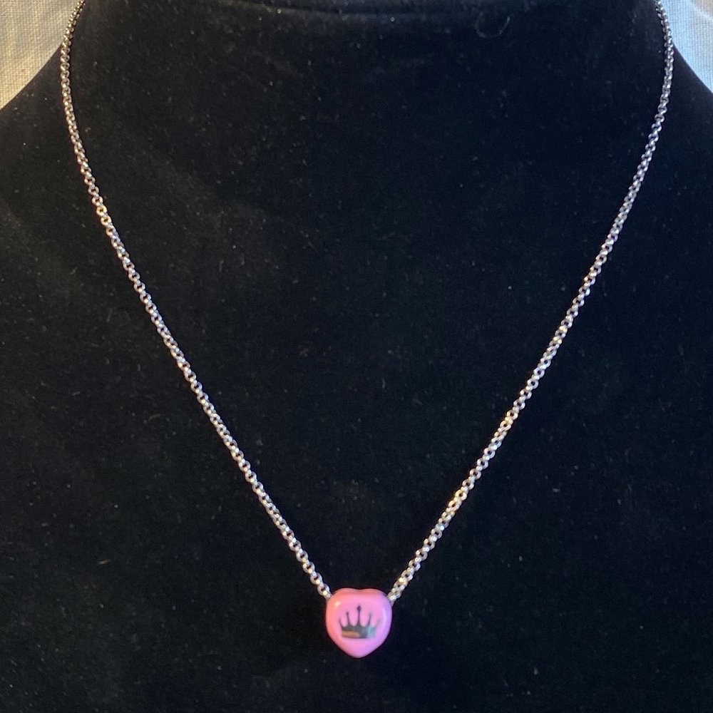 Retired Sweethearts Candy Sterling Charm Necklace